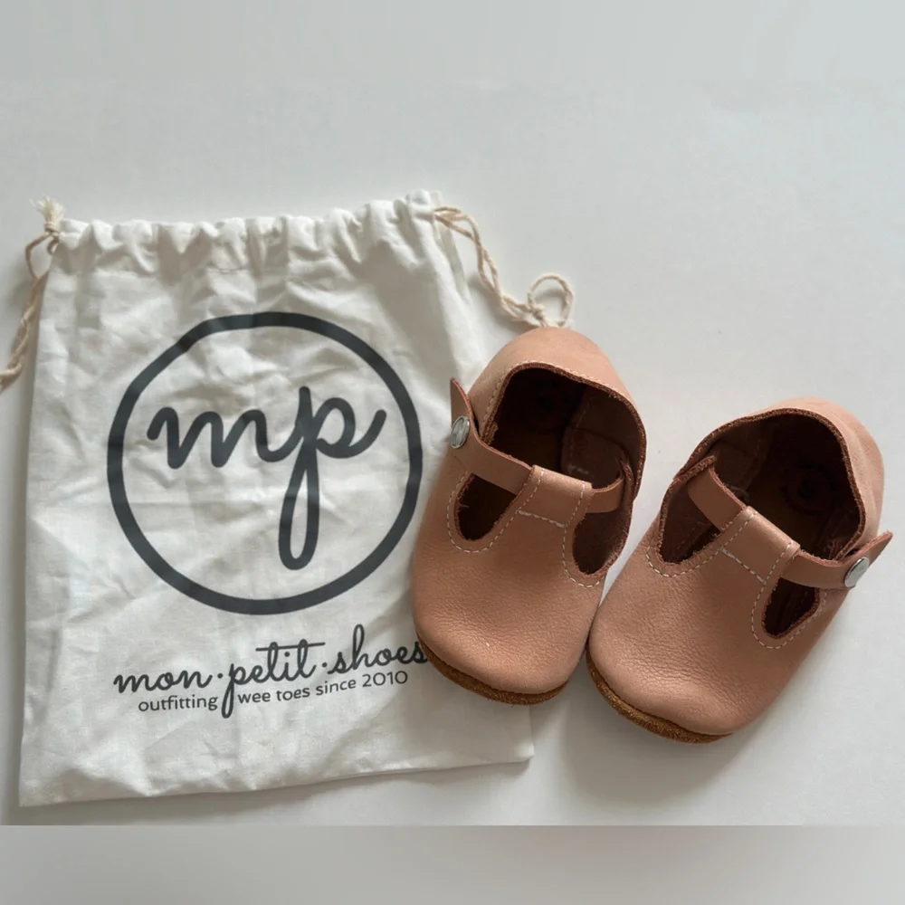 Icing Mon Petit Shoes Size 6 T-Strap MPs Pink‎